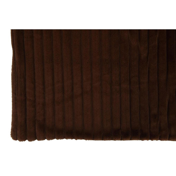 Plaid Bruin Polyester 130x180 cm Polyester 38809-Plaids-J-Line