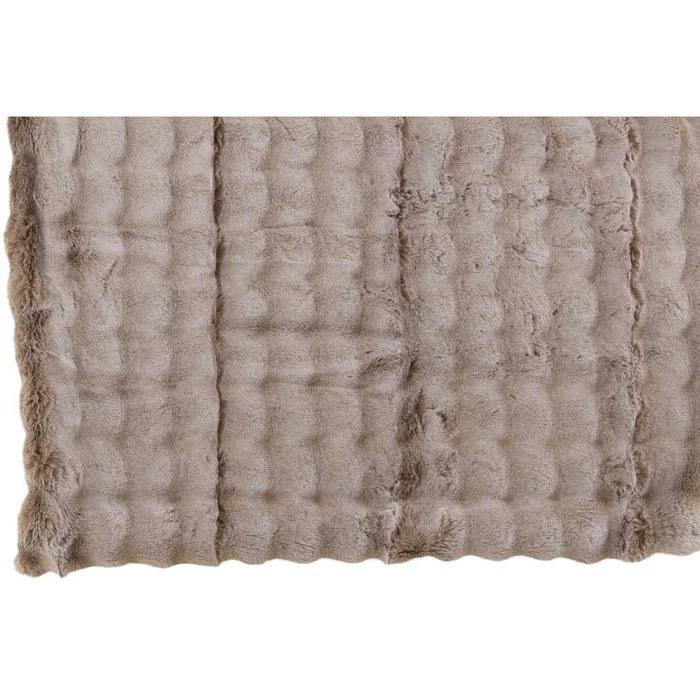 Plaid Bruin Polyester 130x180 cm Polyester 46601-Plaids-J-Line