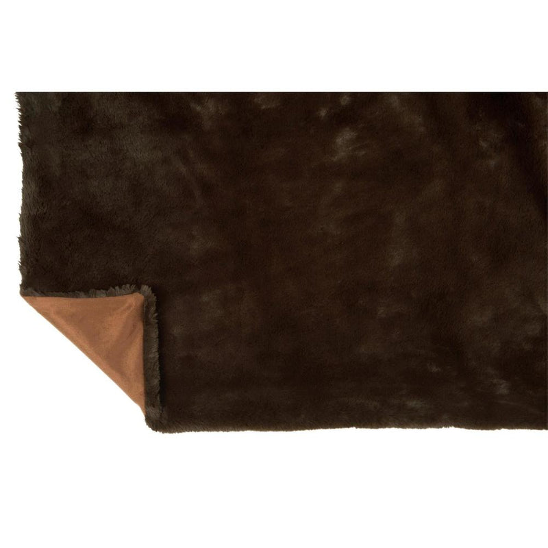 Plaid Bruin Polyester 130x180 cm Polyester 76876-Plaids-J-Line