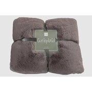 Plaid Bruin Polyester 130x180 cm Polyester 76878-Plaids-J-Line