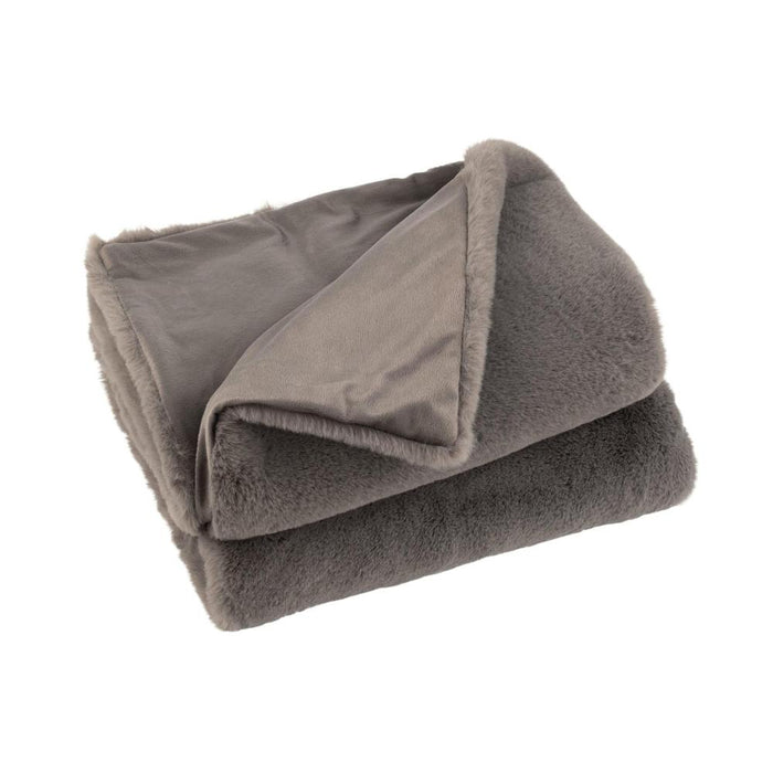 Plaid Bruin Polyester 130x180 cm Polyester 76878-Plaids-J-Line