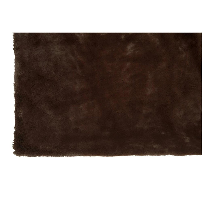 Plaid Bruin Polyester 130x180 cm - Polyester-Plaids-J-Line