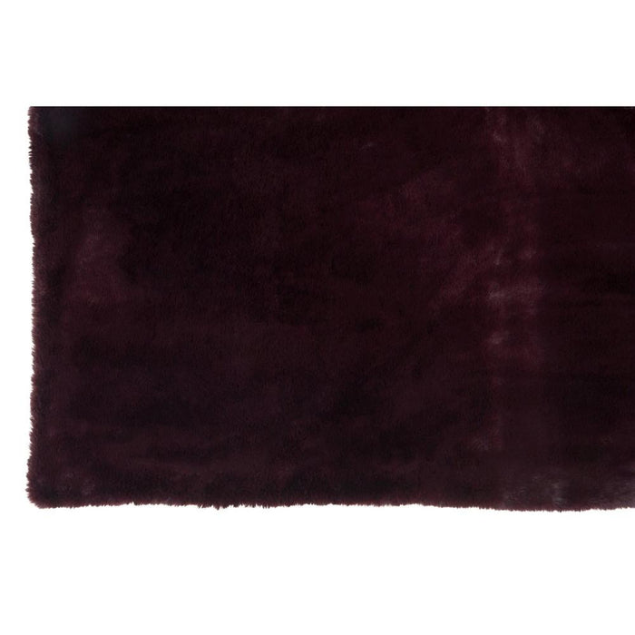 Plaid Burgundy Polyester 130x180 cm-Plaid-J-Line