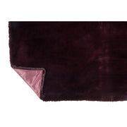 Plaid Burgundy Polyester 130x180 cm-Plaids-J-Line
