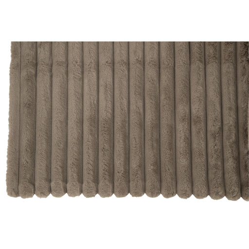 Plaid Corduroy Polyester Mouse Grey 130x3x180-Plaid-J-Line