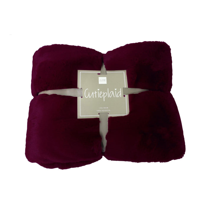 Plaid Cutie Polyester Dark Red 130x3x180-Plaid-J-Line