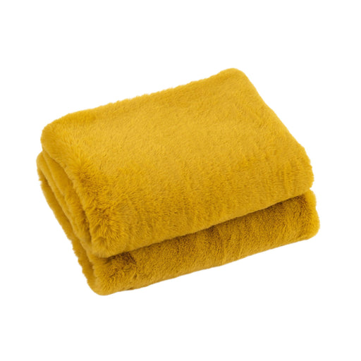 Plaid Cutie Polyester Ochre 130x2x180-Plaid-J-Line