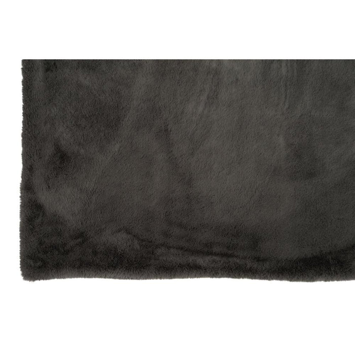 Plaid Grijs Polyester 130x180 cm-Plaids-J-Line