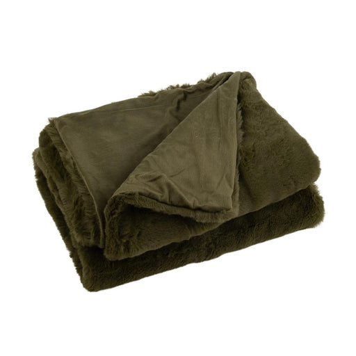 Plaid Groen Polyester 130x180 cm - Polyester-Plaids-J-Line