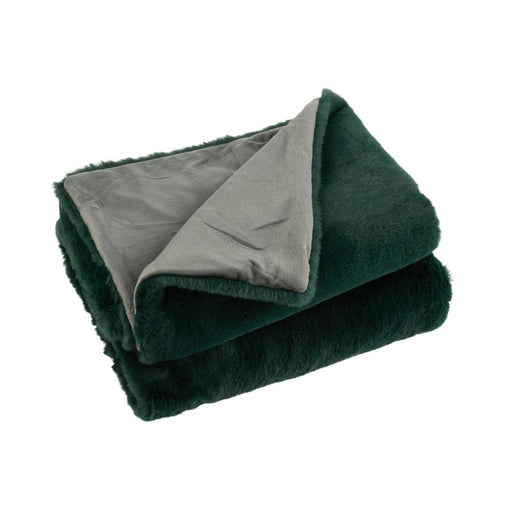 Plaid Groen Polyester 130x180 cm - Polyester-Plaids-J-Line