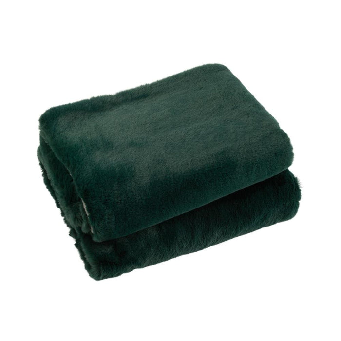 Plaid Groen Polyester 130x180 cm - Polyester(100%) - 76880-Plaid-J-Line