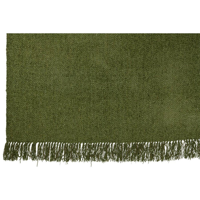 Plaid Groen Viscose Franjes 130x180 cm-Plaid-J-Line