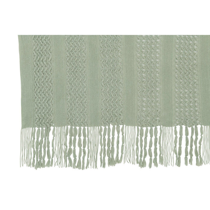 Plaid Knitted Acrylic Light Green 130x1x160-Plaid-J-Line
