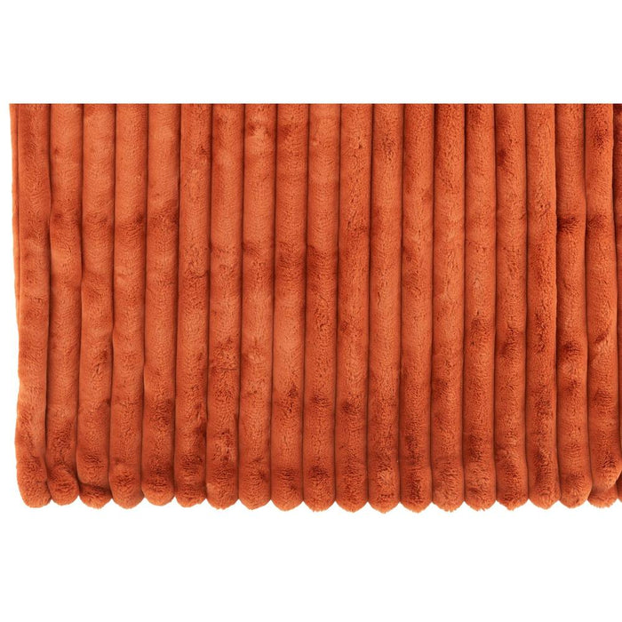 Plaid Oranje Polyester L 130x180 cm-Plaids-J-Line