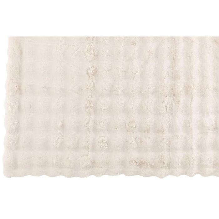 Plaid Wit Polyester 130x180 cm Polyester 46591-Plaids-J-Line