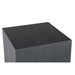 Eettafel Tiess Zwart 35 cm-Eettafels-PTMD