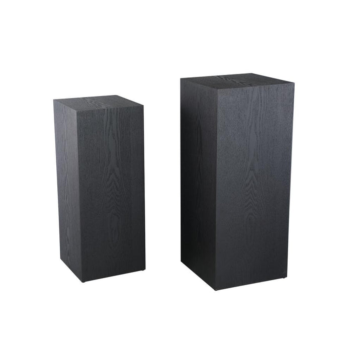 Eettafel Tiess Zwart 35 cm-Eettafels-PTMD