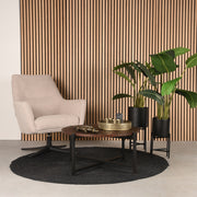 Plantenstandaards Zwart Metaal - 23x23x50 cm-Plantenstandaards-LABEL51