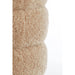 Poef 40x45 cm JOBBI beige+mat zwart-Poefs-Light & Living