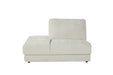 Poef Bank Tivoli Naturel Chenille Ottomane Links 135x102x83 cm-Poefs-LABEL51
