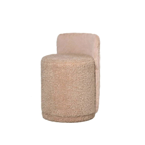 Poef Brandon Polyester Beige-Poefs-PTMD