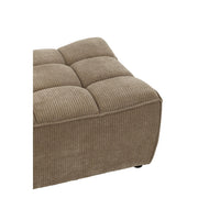 Poef Bruin Populierenhout Ottoman 92 cm 92x84x44 cm-Poefs-J-Line