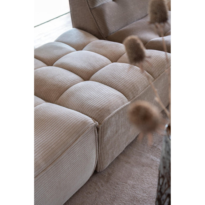 Poef Bruin Populierenhout Ottoman 92 cm-Poefen-J-Line
