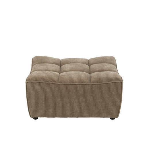 Poef Bruin Populierenhout Ottoman 92 cm-Poefen-J-Line