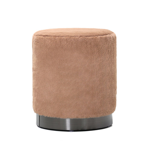 Poef Cemile Polyester Bruin-Poefs-PTMD