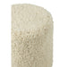 Poef Crème Polyester Cylinder 40 cm-Poefen-J-Line