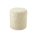 Poef Crème Polyester Cylinder 40 cm-Poefen-J-Line