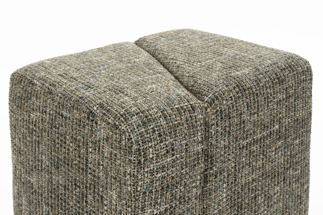 Poef Dance Polyester Groen – detail 2