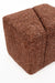 Poef Dance Polyester Terracotta – detail