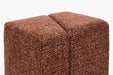 Poef Dance Polyester Terracotta – detail 2