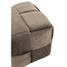 Poef Donkergrijs Stof en Hout 42 cm-Poefen-J-Line