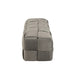 Poef Grijs Stof en Multiplex Hout 42 cm-Poefs-J-Line