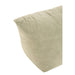 Poef Groen Leer en Katoen 45 cm-Poefs-J-Line