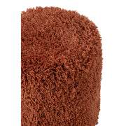 Poef Koper Eucalyptus Shaggy 40 cm 40x40x50 cm-Poefs-J-Line