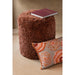 Poef Koper Eucalyptus Shaggy 40 cm-Poefen-J-Line