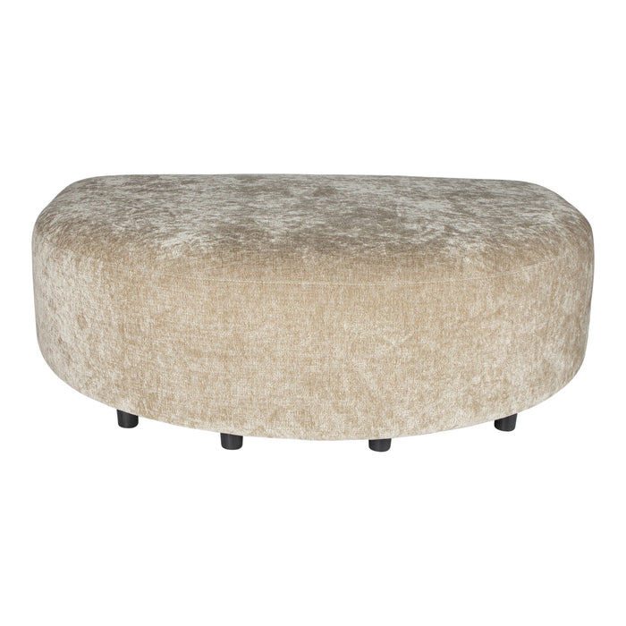 Poef Lujo Polyester Wit Crème-Poefs-PTMD
