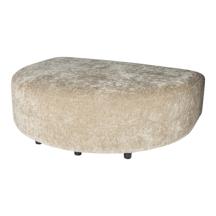Poef Lujo Polyester Wit Crème-Poefs-PTMD