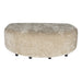 Poef Lujo Polyester Wit Crème-Poefs-PTMD