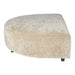Poef Lujo Polyester Wit Crème-Poefs-PTMD