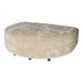 Poef Lujo Polyester Wit Crème-Poefs-PTMD