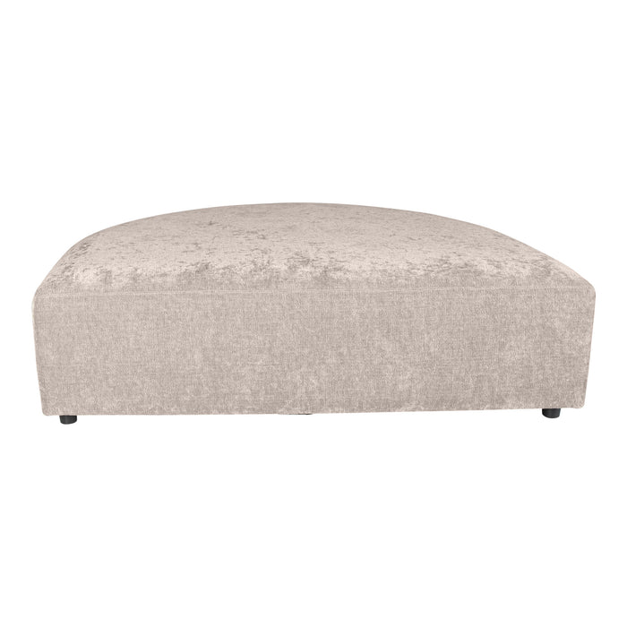 Poef Lujo Polyester Wit Longchair-Poefs-PTMD