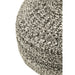 Poef Miami Zwart Polyester 50 cm J-Line-Poefen-J-Line