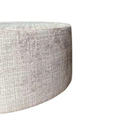 Poef MySofa My Bank Poef | Rond | 80 cm | Cremona 02 | Beige-Poefs-Starfurn