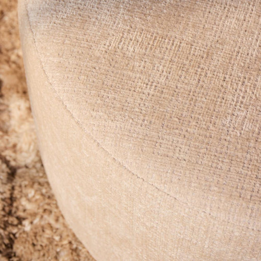 Poef MySofa Poef | Rond | 60 cm | Cremona 02 | Beige 60x60x32 cm-Poefs-Starfurn