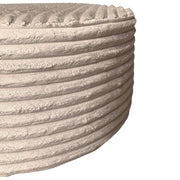 Poef MySofa Poef | Rond | 60 cm | Tilia 03 | Beige 60x60x32 cm-Poefs-Starfurn