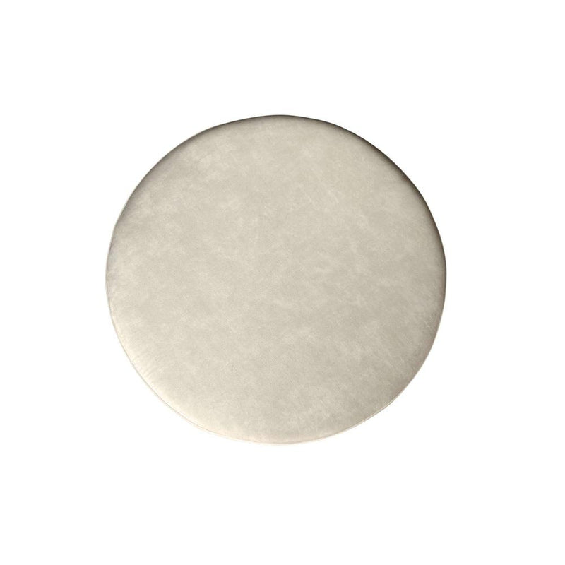 Poef MySofa Poef | Rond | 80 cm | Adore 102 | Crème 80x80x39 cm-Poefs-Starfurn